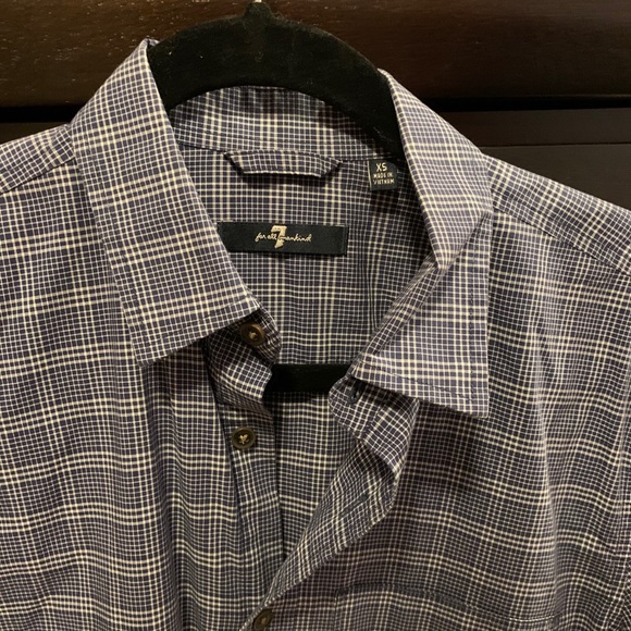 7 For All Mankind Men’s Dress Shirt (EXTRA SMALL) - Picture 7 of 7